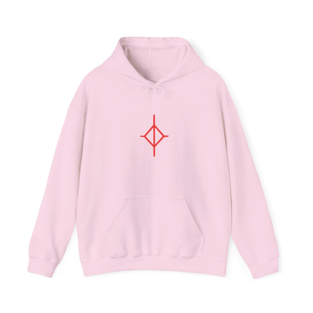 Berserk Brand of Sacrifice Red Acid Wash Hoodie - alternate angle 3, merchandise