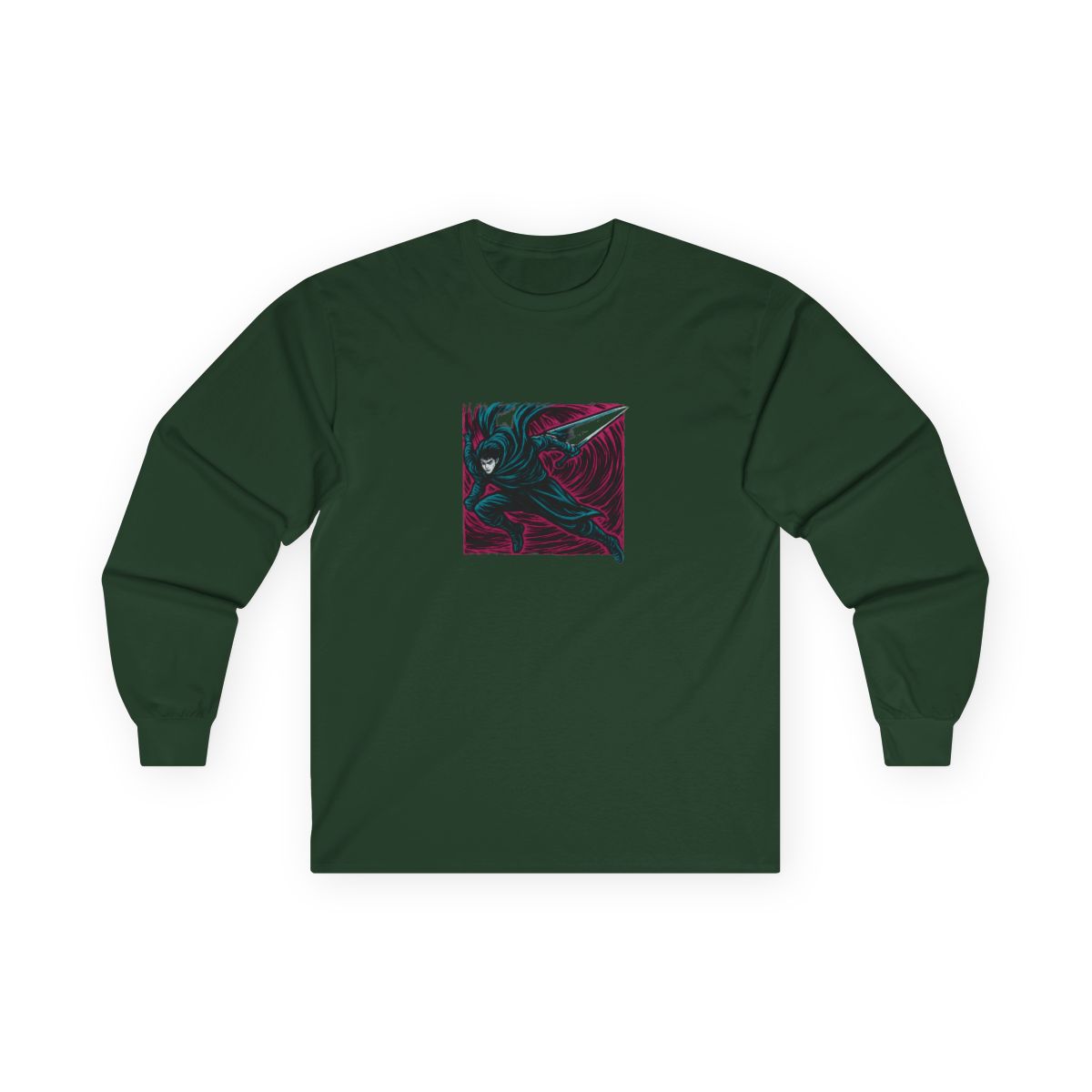 Berserk Guts Final Slash Long Sleeves - Official Hoodies merchandise