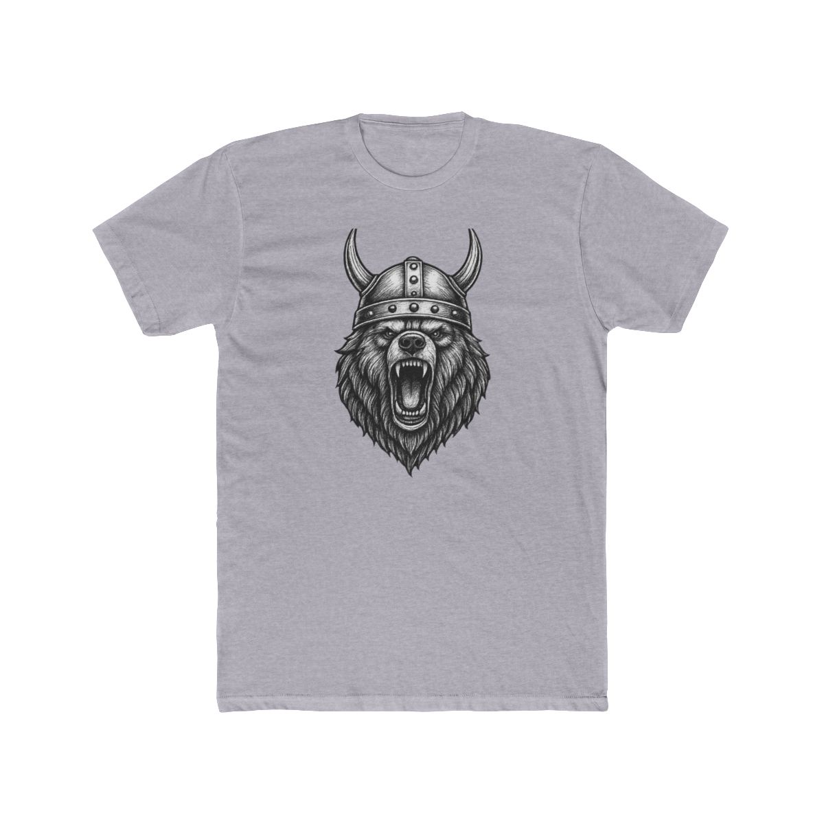 Viking Grizzly Berserker Roar | Nordic Bear Tee, Warrior Shirt, Viking Gift - alternate angle 4, merchandise