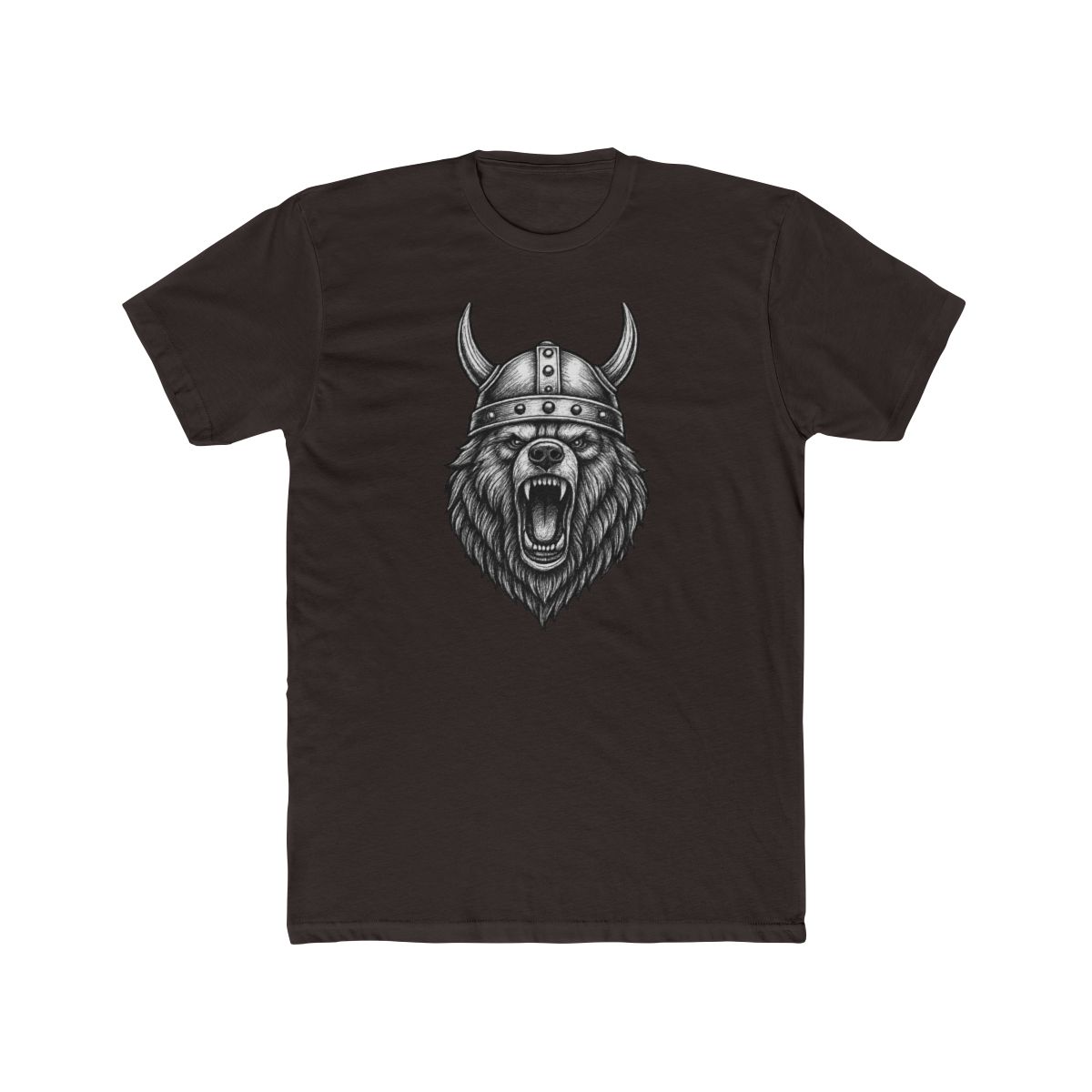 Viking Grizzly Berserker Roar | Nordic Bear Tee, Warrior Shirt, Viking Gift - alternate angle 2, merchandise