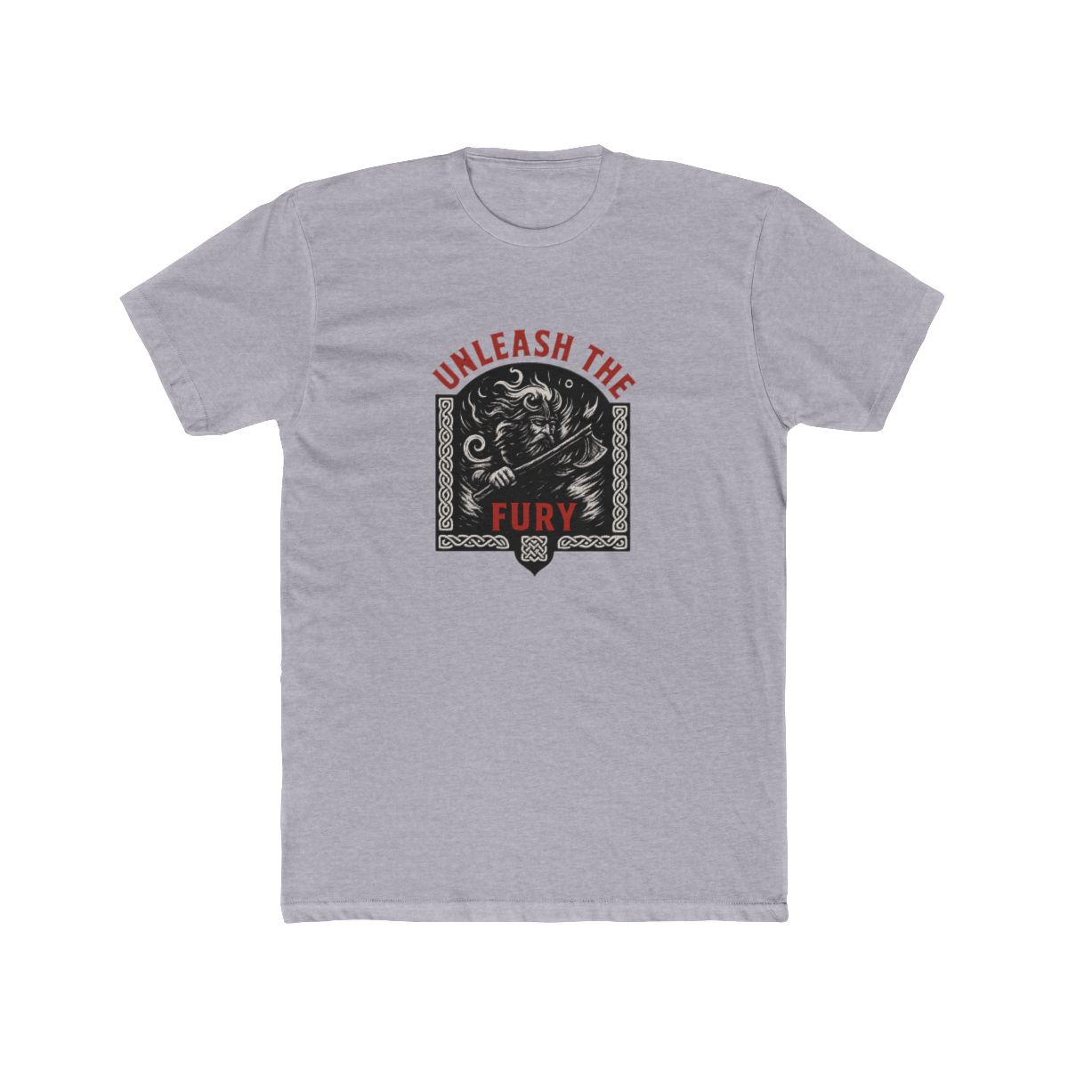 Unleash Fury Berserker Roar | Viking Fan Tee, Berserker Shirt, Norse Gift - alternate angle 5, merchandise