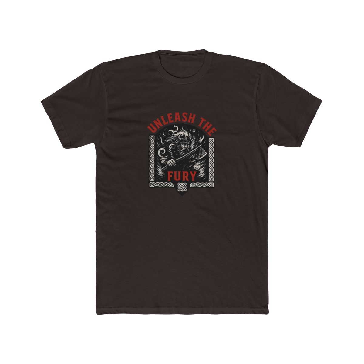 Unleash Fury Berserker Roar | Viking Fan Tee, Berserker Shirt, Norse Gift - alternate angle 3, merchandise