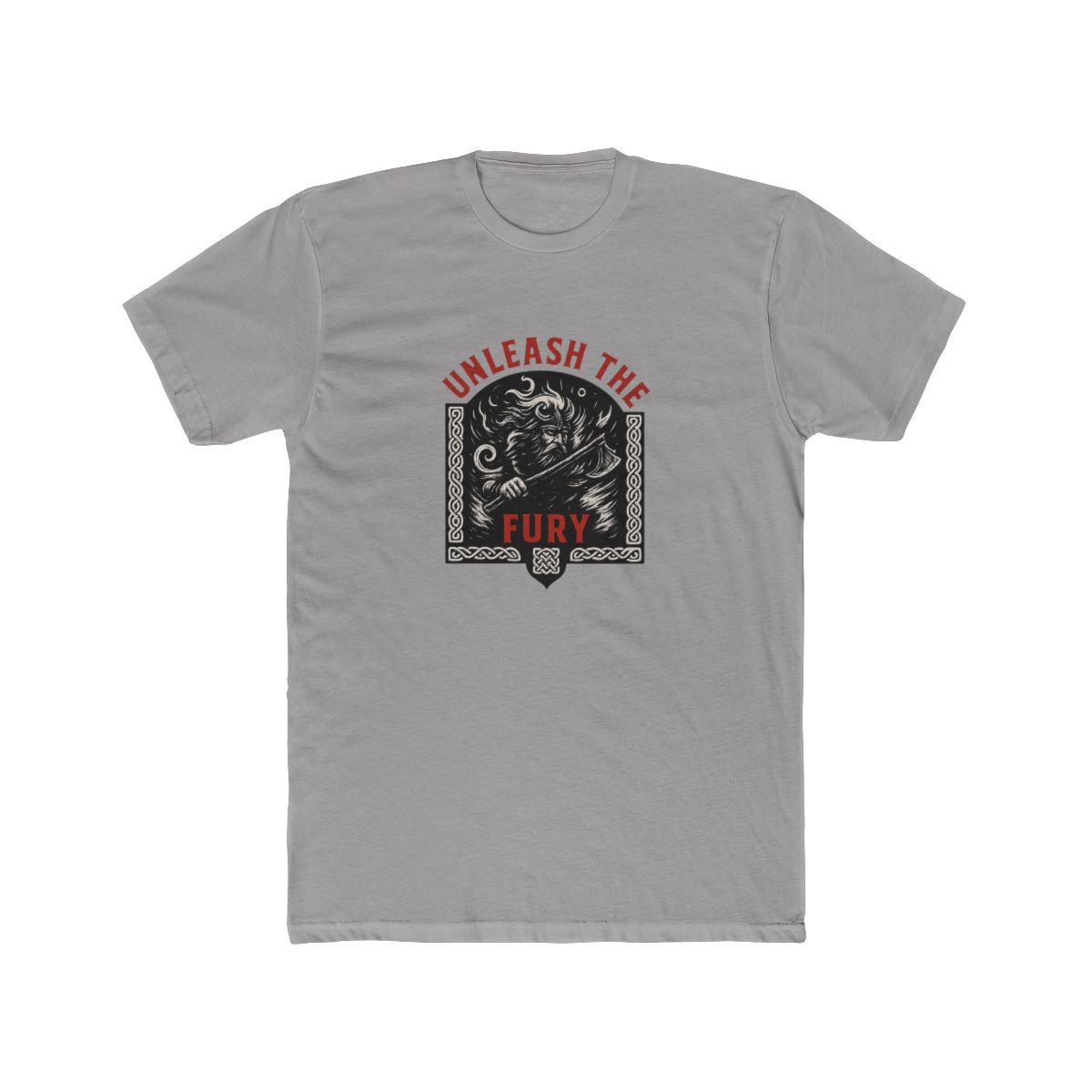 Unleash Fury Berserker Roar | Viking Fan Tee, Berserker Shirt, Norse Gift - alternate angle 2, merchandise
