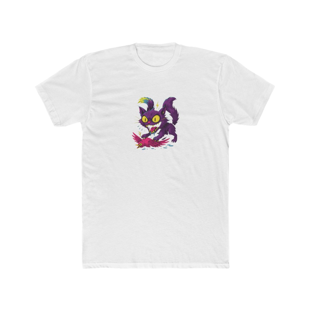 Berserk Cat Rage Mode Fierce Feline Graphic T Shirt