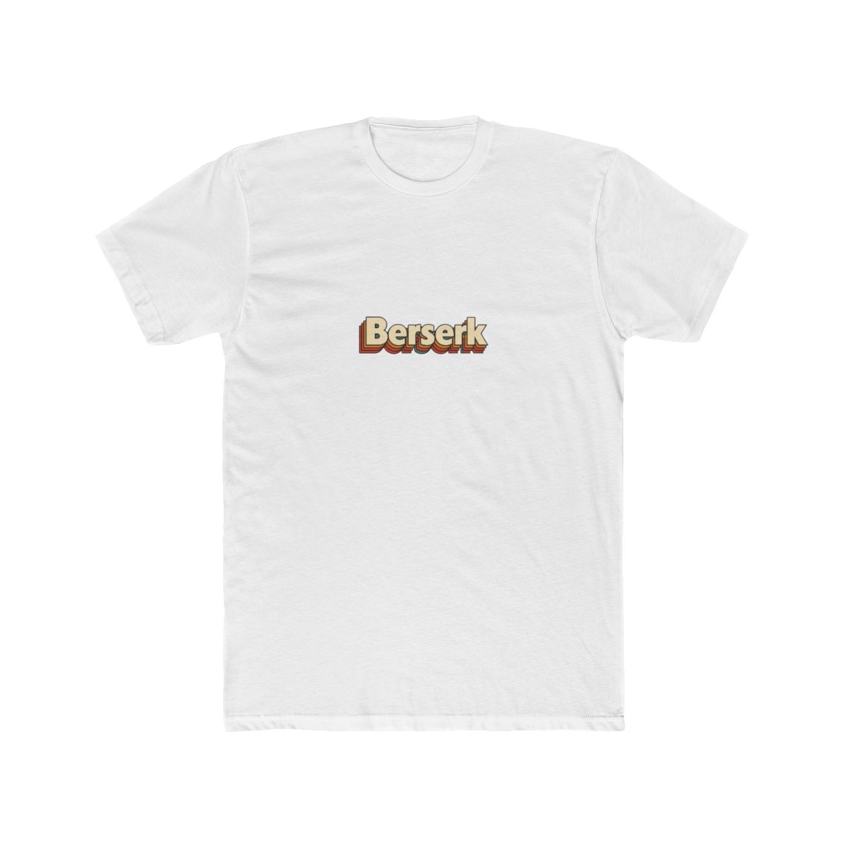 Berserk Retro Rainbow 70s Typography T Shirt - Official T-Shirts merchandise