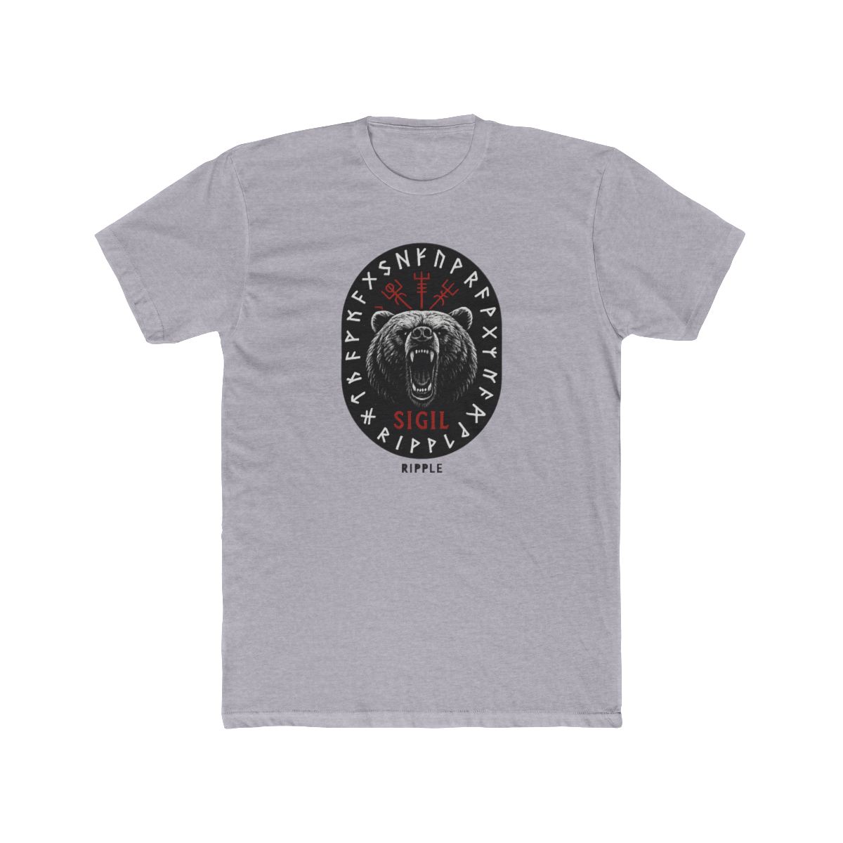 Berserker Bear Runic Magic | Viking Warrior Tee, Norse Runes Shirt, Fantasy Gift - alternate angle 5, merchandise