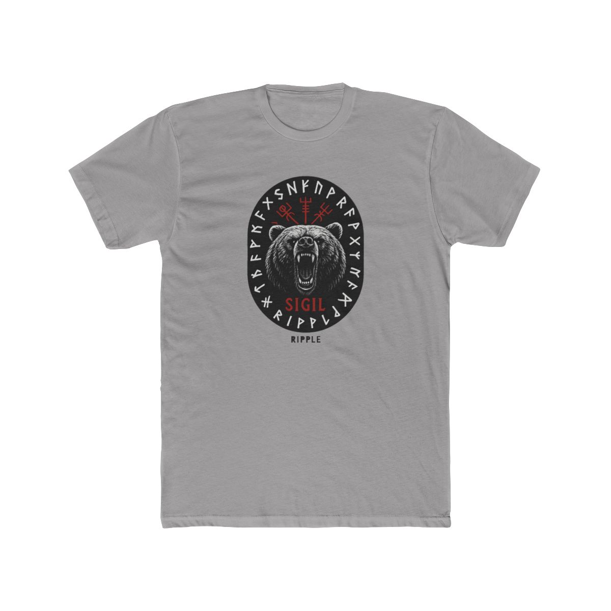 Berserker Bear Runic Magic | Viking Warrior Tee, Norse Runes Shirt, Fantasy Gift - alternate angle 2, merchandise