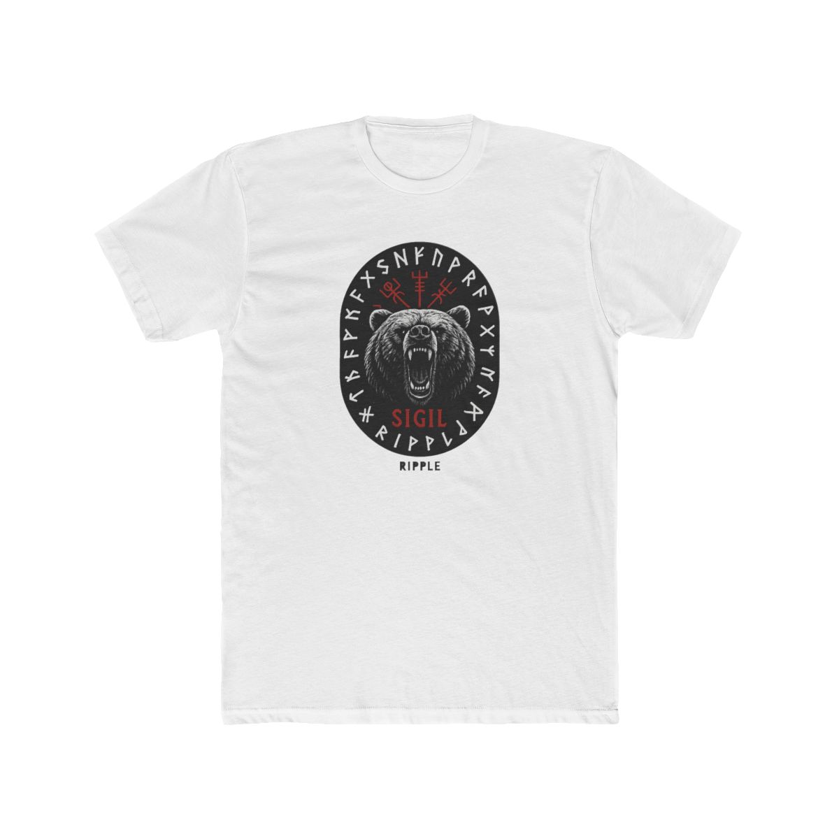 Berserker Bear Runic Magic | Viking Warrior Tee, Norse Runes Shirt, Fantasy Gift