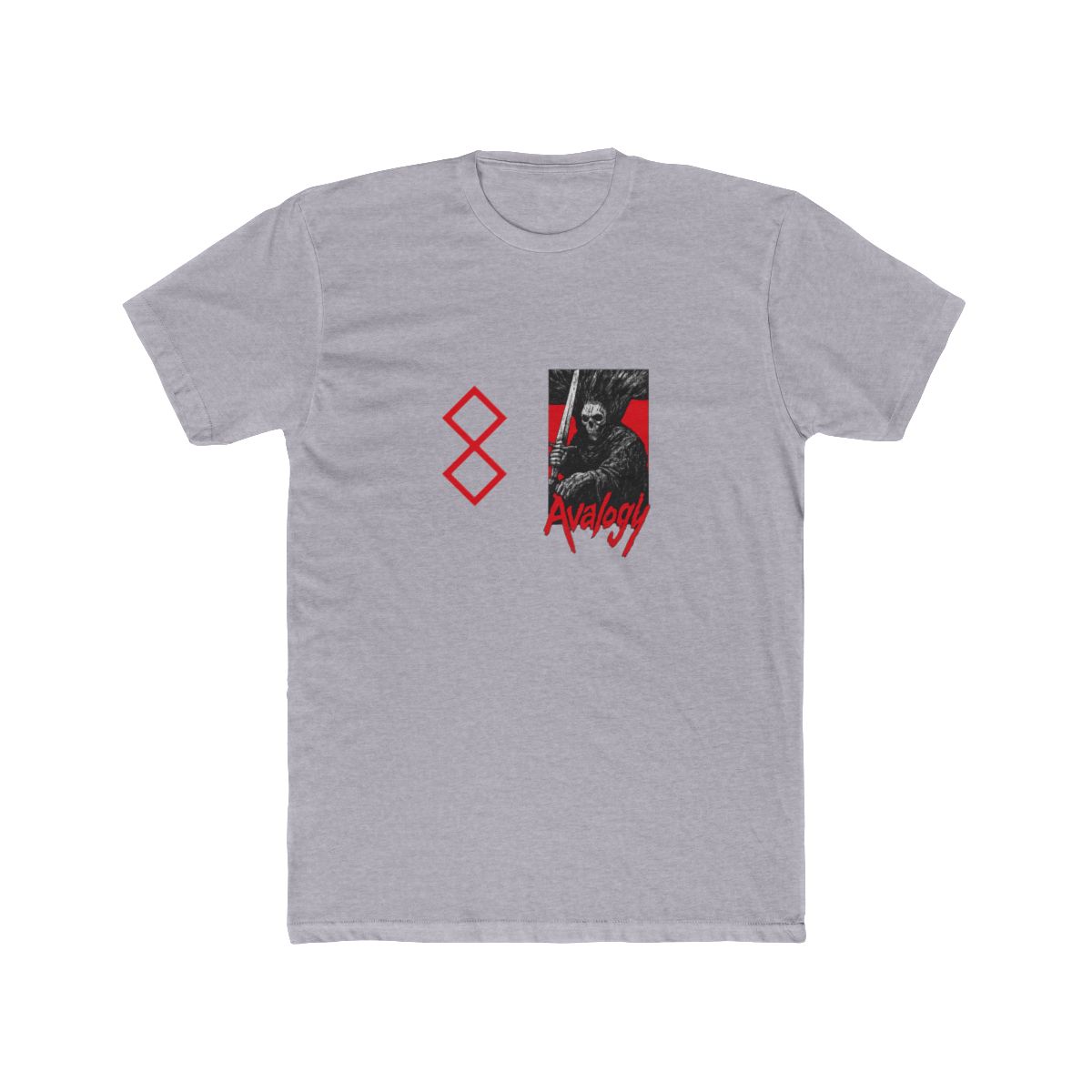 Berserk Guts Black Swordsman Vintage T Shirt - alternate angle 3, merchandise