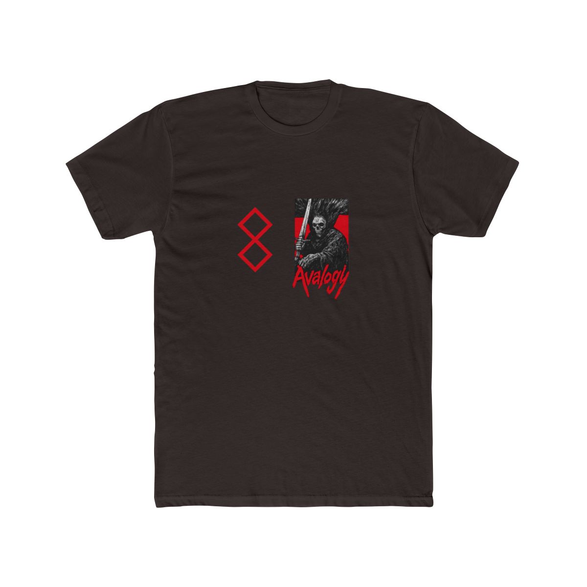 Berserk Guts Black Swordsman Vintage T Shirt - alternate angle 2, merchandise