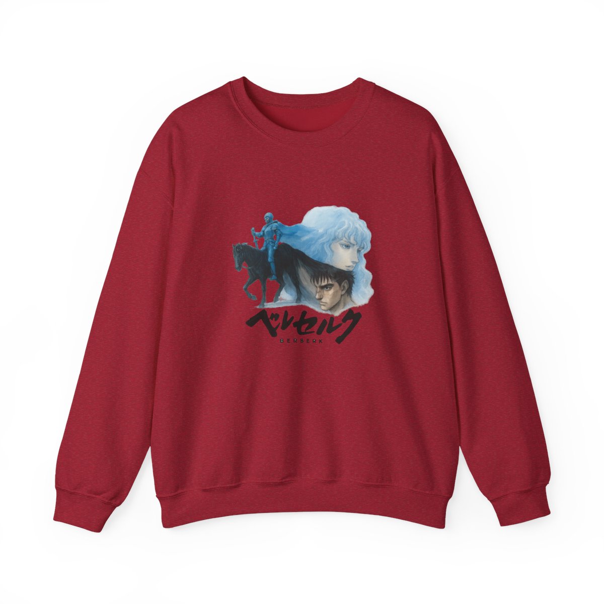 Berserk Manga Character Illustrations Sweatshirt - alternate angle 2, merchandise