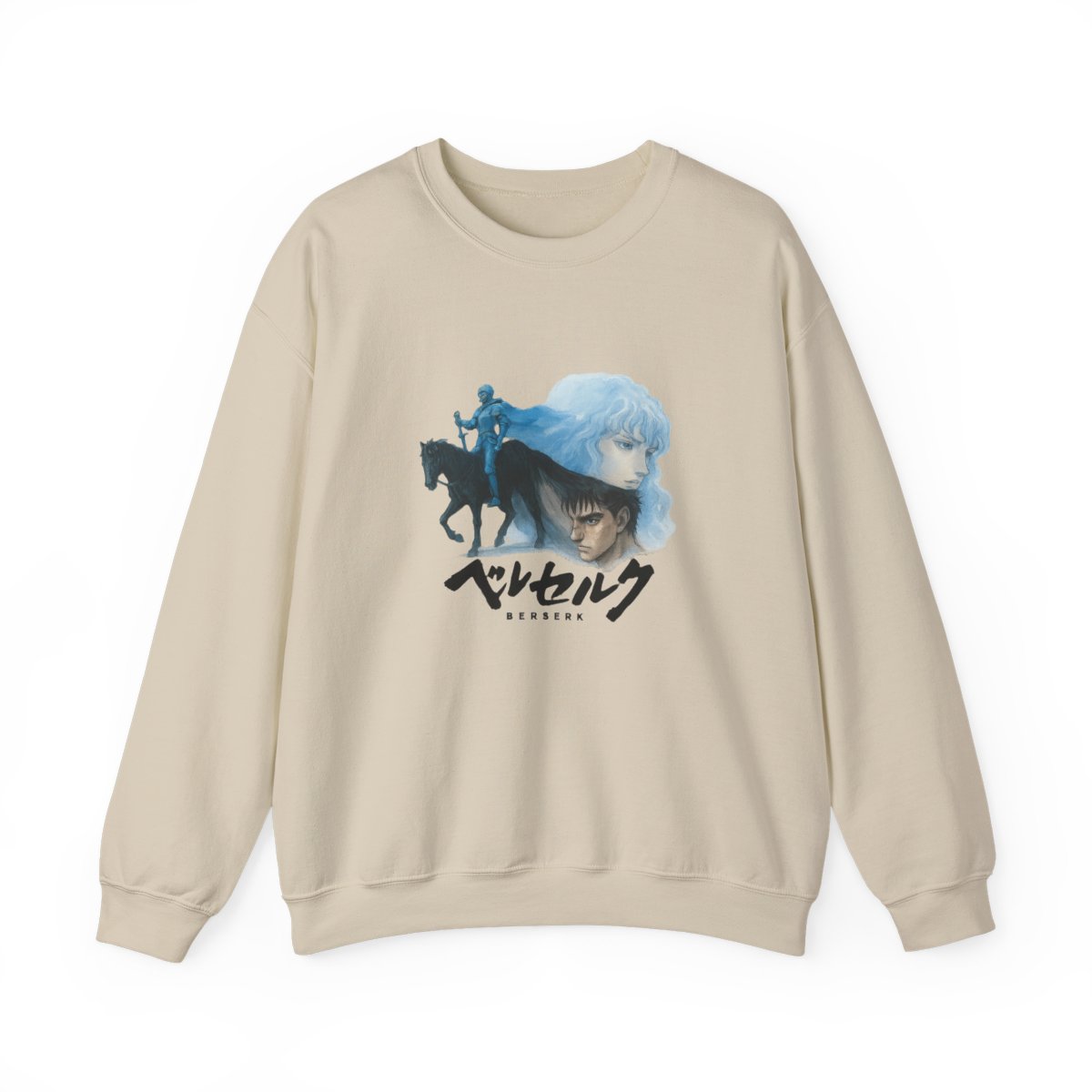 Berserk Manga Character Illustrations Sweatshirt - alternate angle 4, merchandise