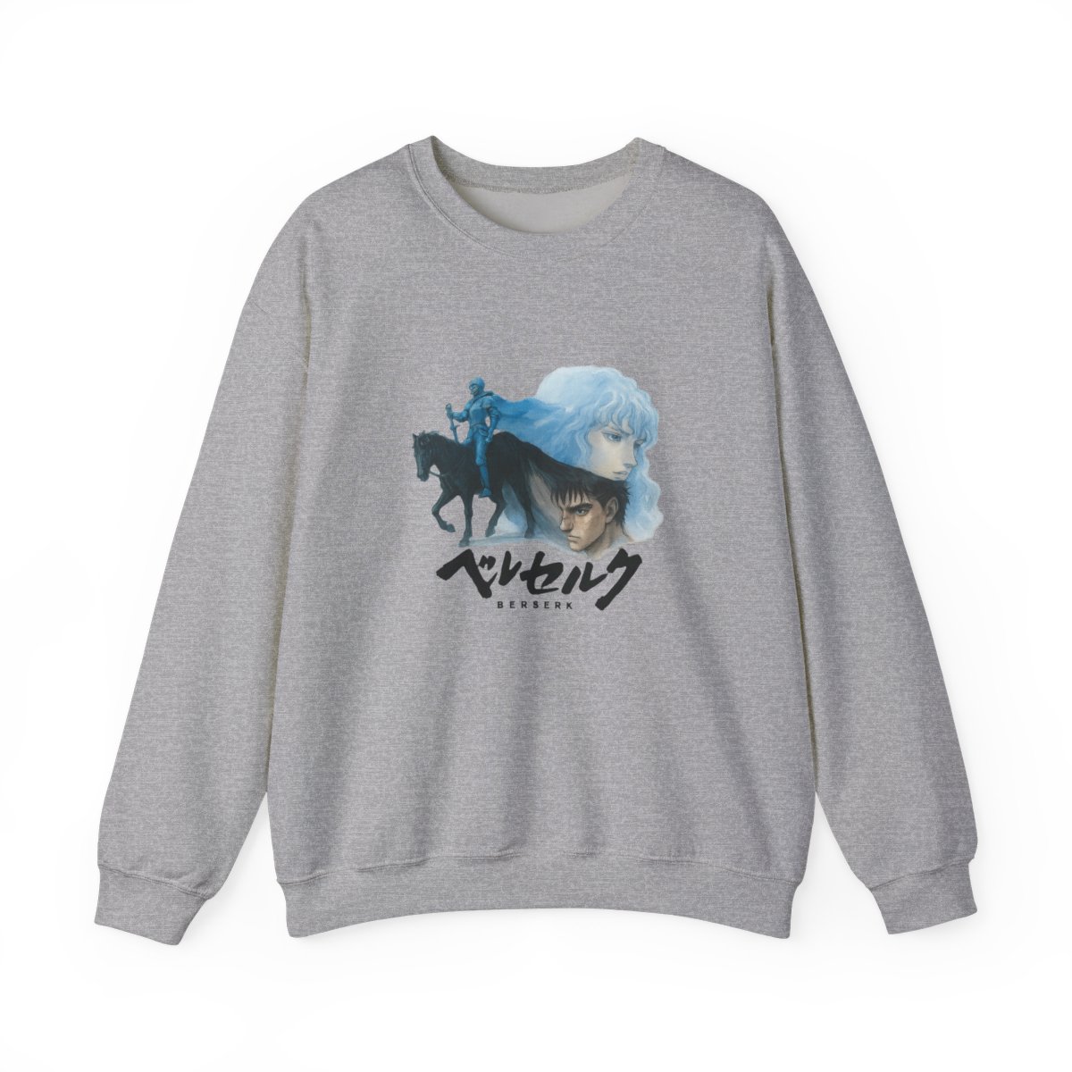 Berserk Manga Character Illustrations Sweatshirt - alternate angle 5, merchandise