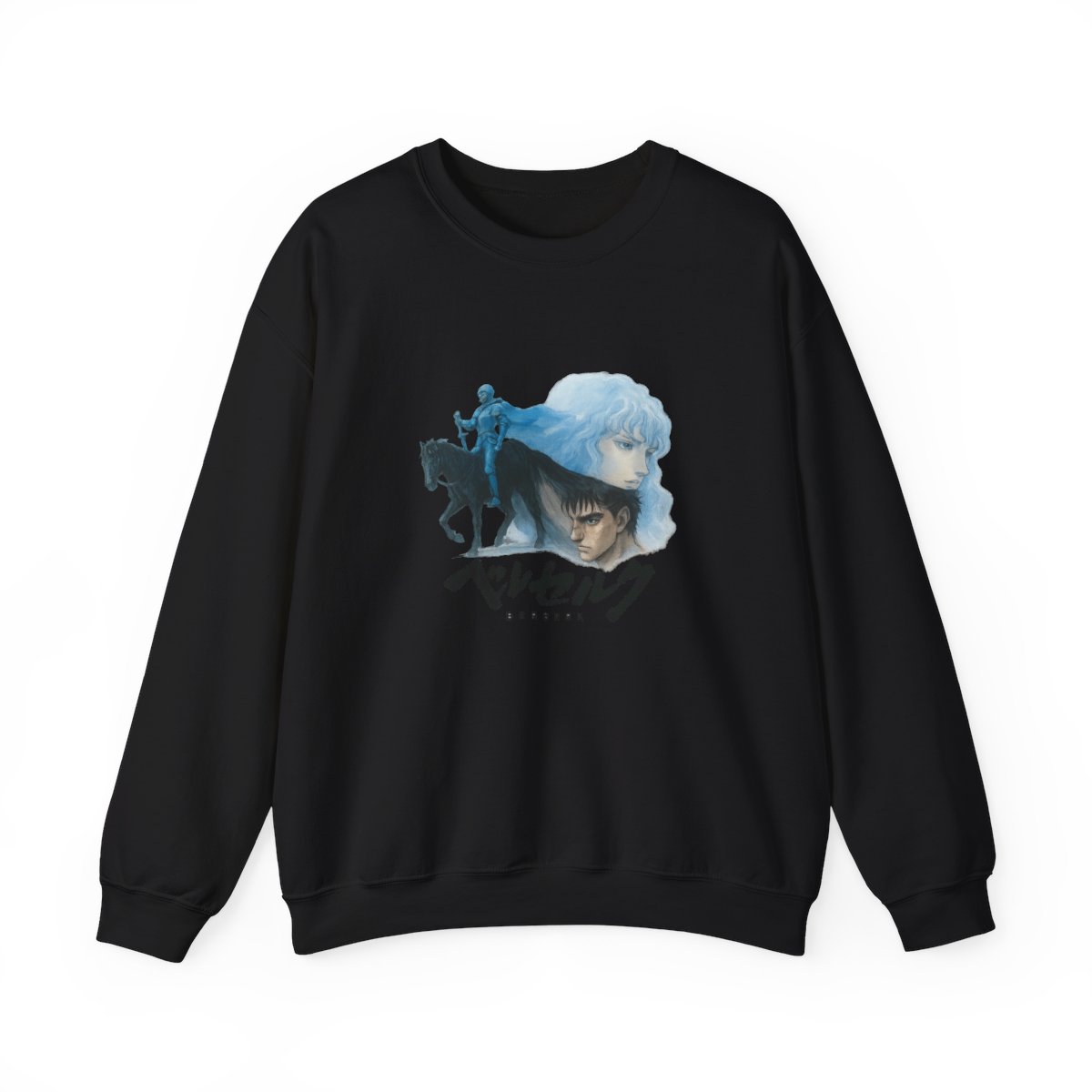 Berserk Manga Character Illustrations Sweatshirt - alternate angle 3, merchandise