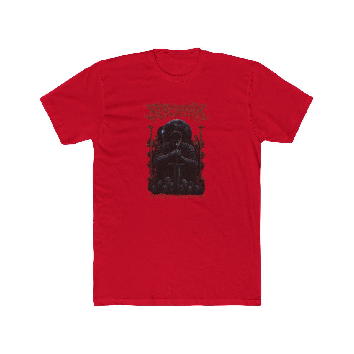 Berserk Black Swordsman Skulls Graphic T Shirt