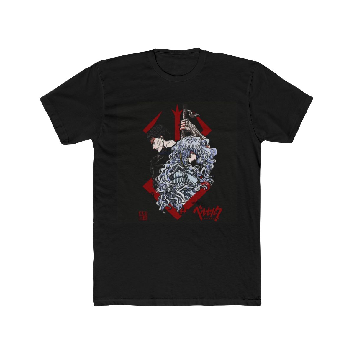 Berserk T Shirt - Anime/Manga Black and Red Design - alternate angle 3, merchandise