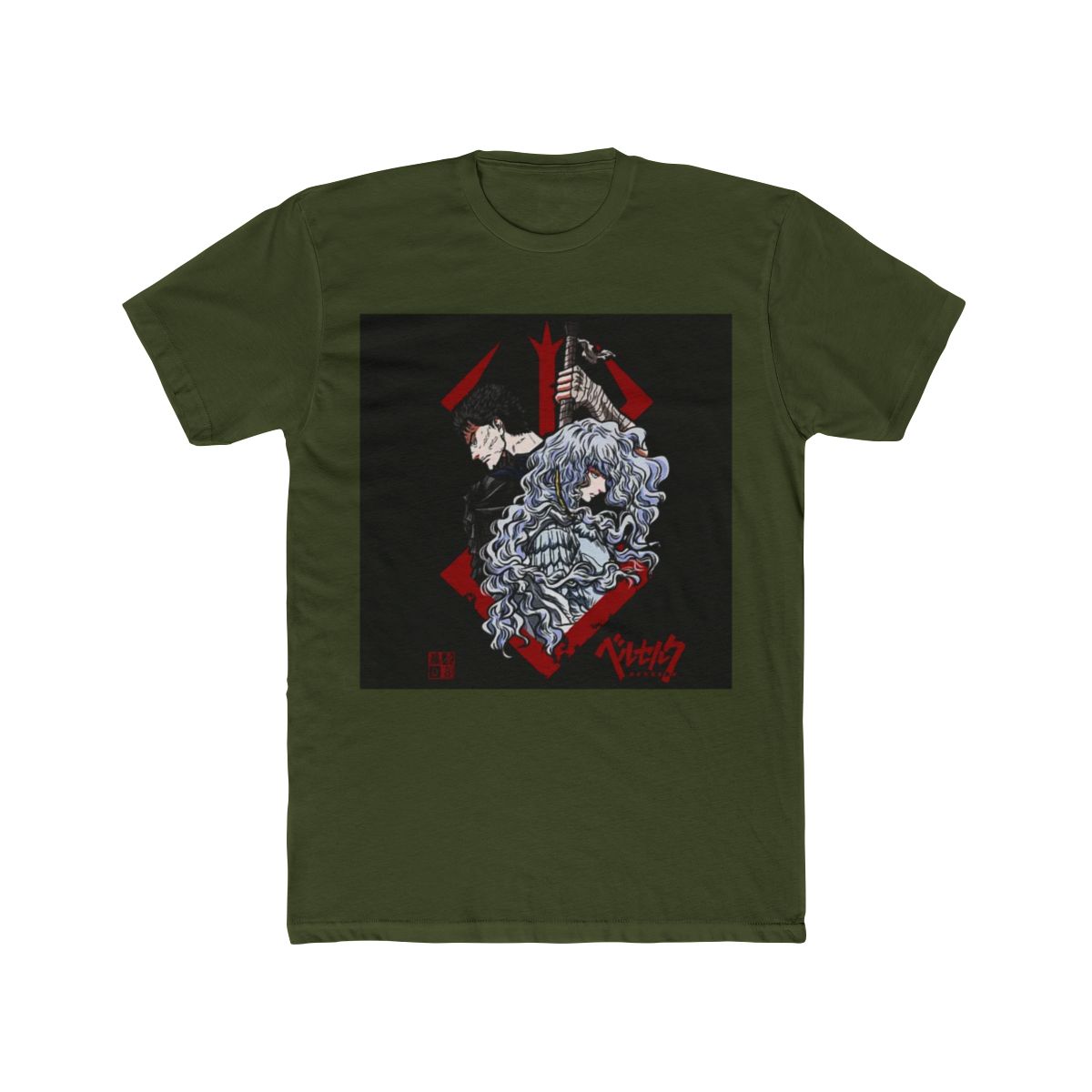 Berserk T Shirt - Anime/Manga Black and Red Design - alternate angle 5, merchandise