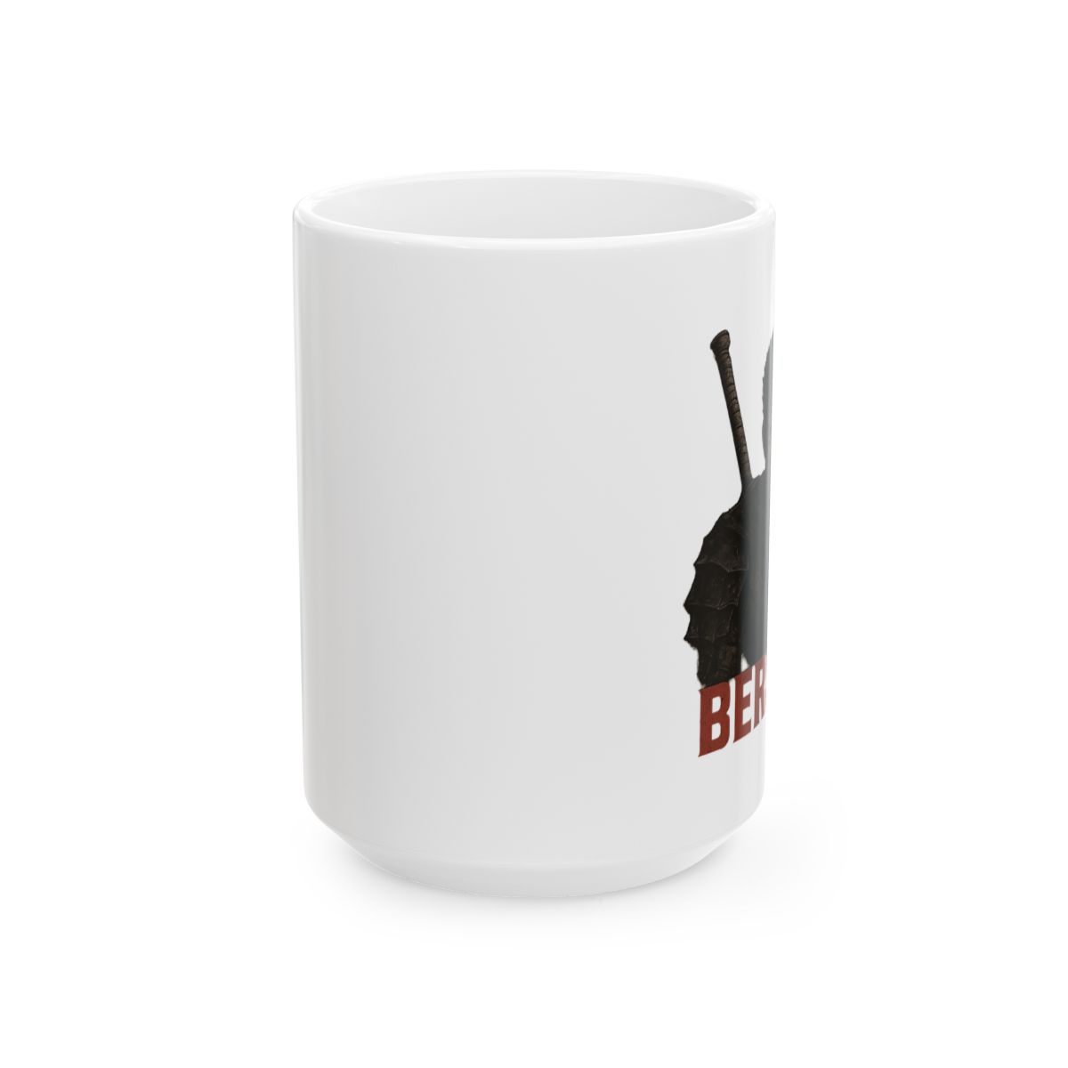 Guts Dragonslayer Berserk Glare | Berserk Mug, Guts Coffee Cup, Anime Fan Gift - alternate angle 1, merchandise