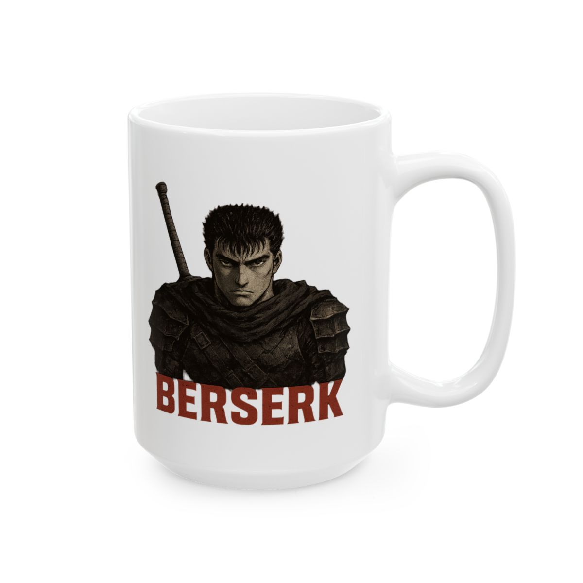 Guts Dragonslayer Berserk Glare | Berserk Mug, Guts Coffee Cup, Anime Fan Gift — official Berserk Mugs & Drinkware