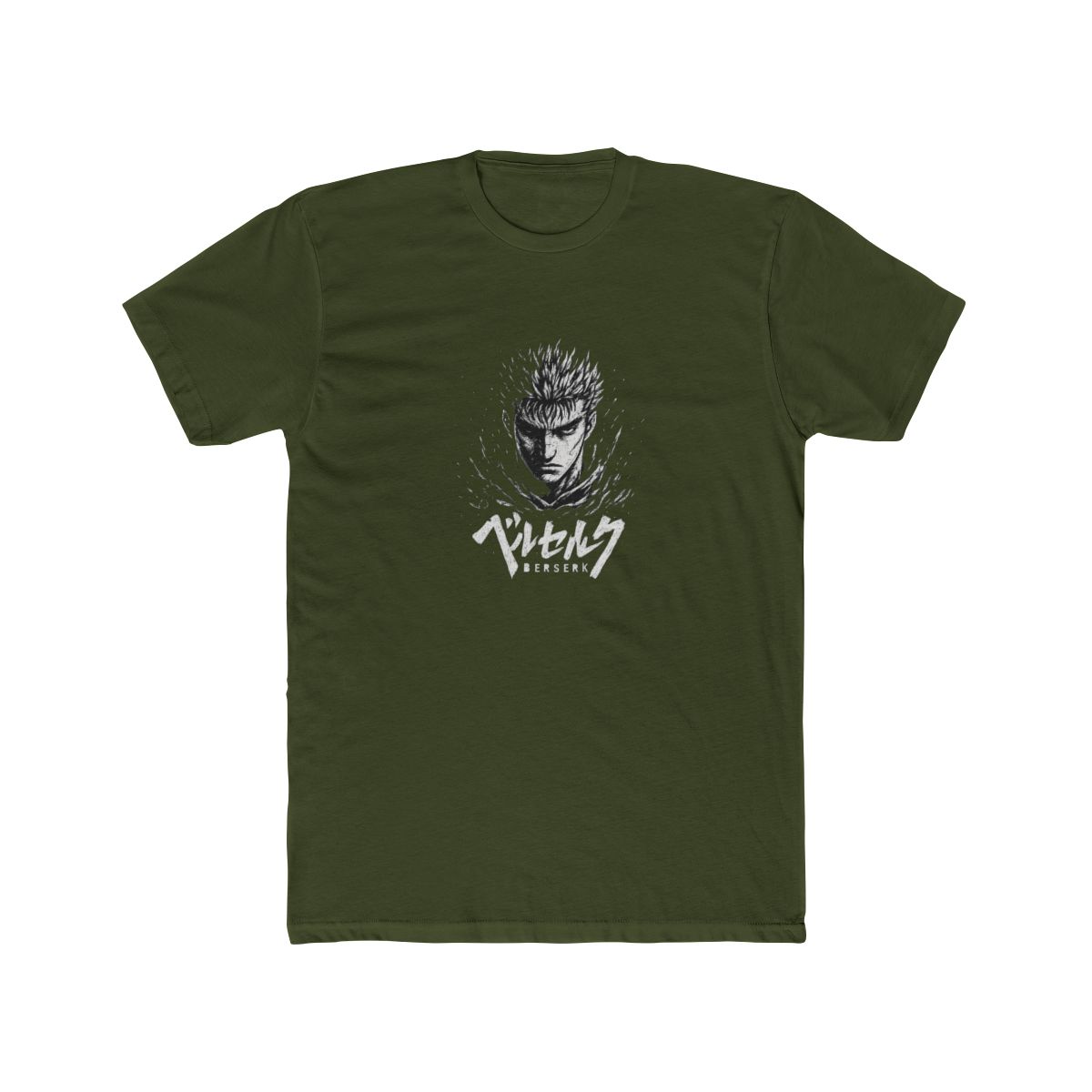 Guts Berserk Anime Iconic Portrait T Shirt - alternate angle 4, merchandise