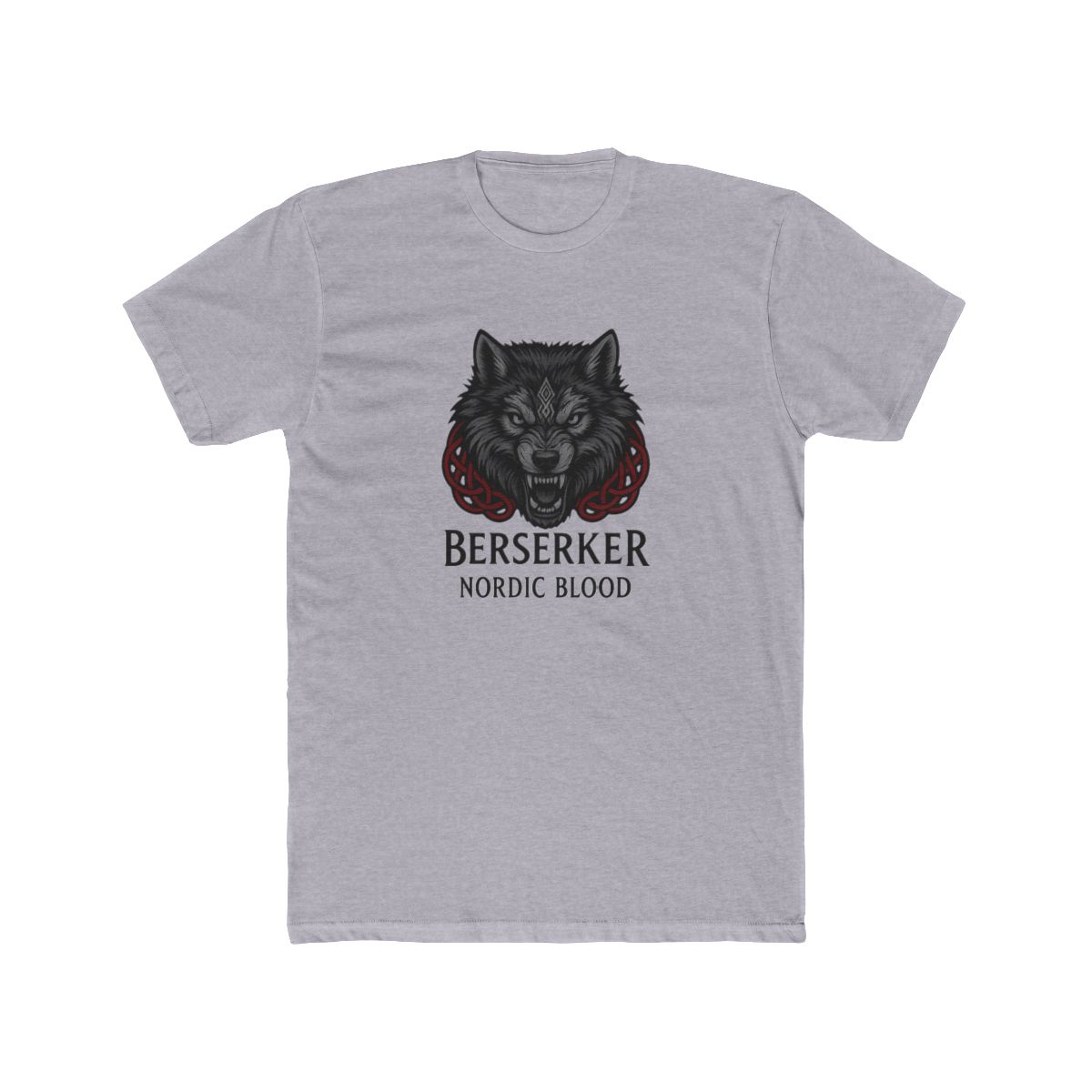 Berserker Nordic Blood Wolves | Viking Shirt, Wolf Tee, Nordic Gift - alternate angle 5, merchandise