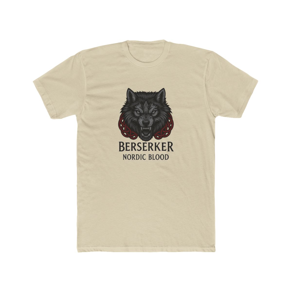 Berserker Nordic Blood Wolves | Viking Shirt, Wolf Tee, Nordic Gift - alternate angle 4, merchandise