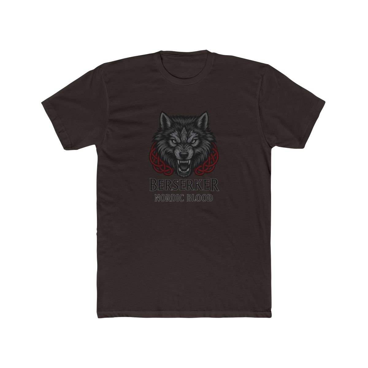 Berserker Nordic Blood Wolves | Viking Shirt, Wolf Tee, Nordic Gift - alternate angle 3, merchandise