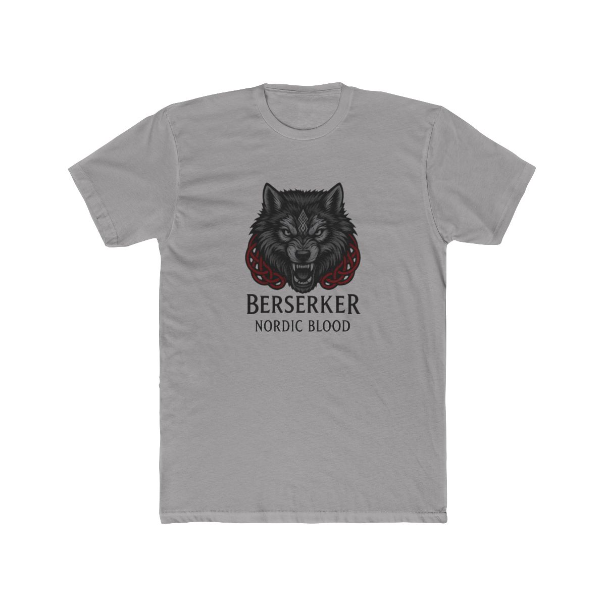 Berserker Nordic Blood Wolves | Viking Shirt, Wolf Tee, Nordic Gift - alternate angle 2, merchandise