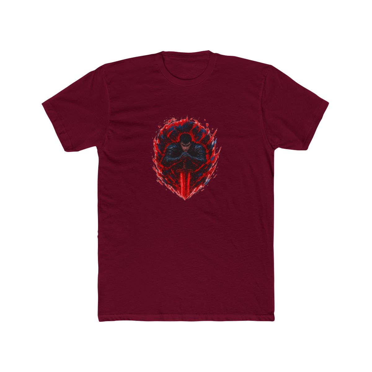 Berserk Guts Berserker Fan Art T Shirt - alternate angle 5, merchandise