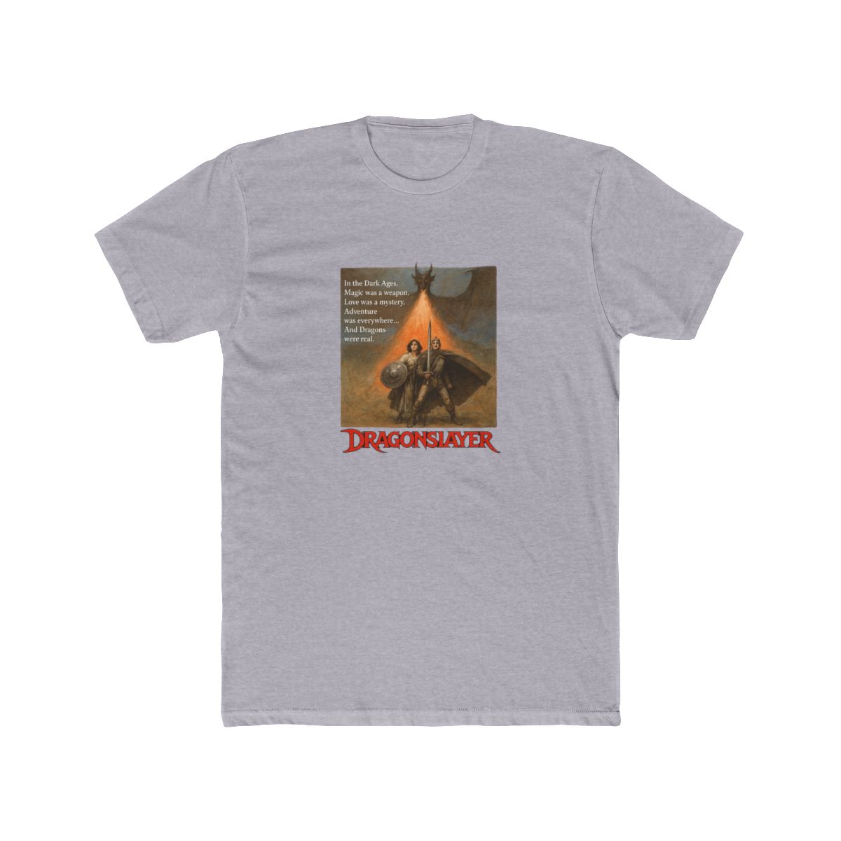 Epic Dragonslayer Fantasy Warrior T Shirt - alternate angle 5, merchandise
