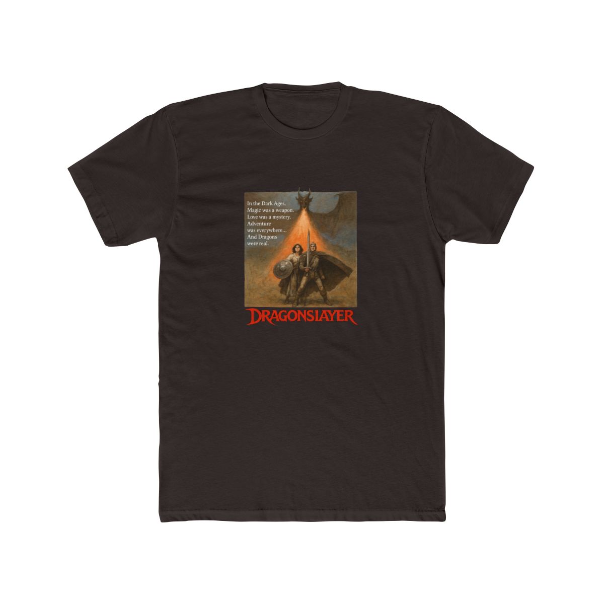 Epic Dragonslayer Fantasy Warrior T Shirt - alternate angle 5, merchandise