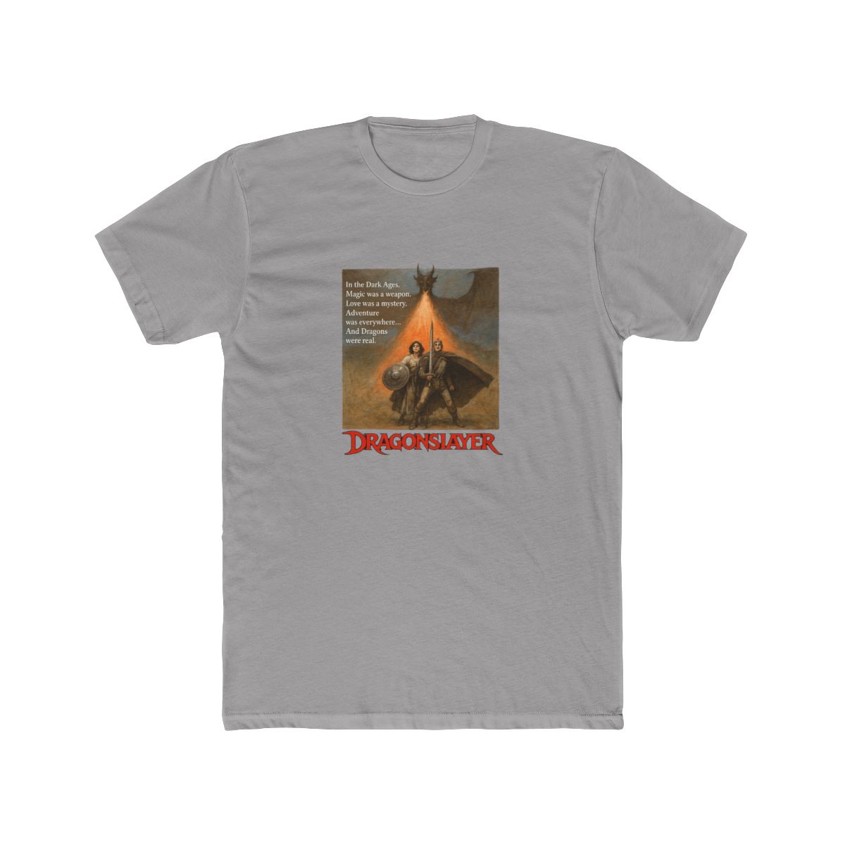 Epic Dragonslayer Fantasy Warrior T Shirt - alternate angle 4, merchandise