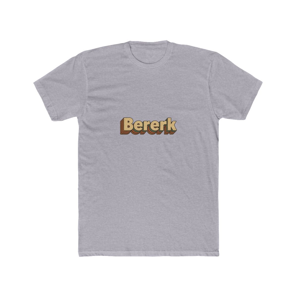 Berserk Vintage 70s Rainbow Typography T Shirt - alternate angle 4, merchandise