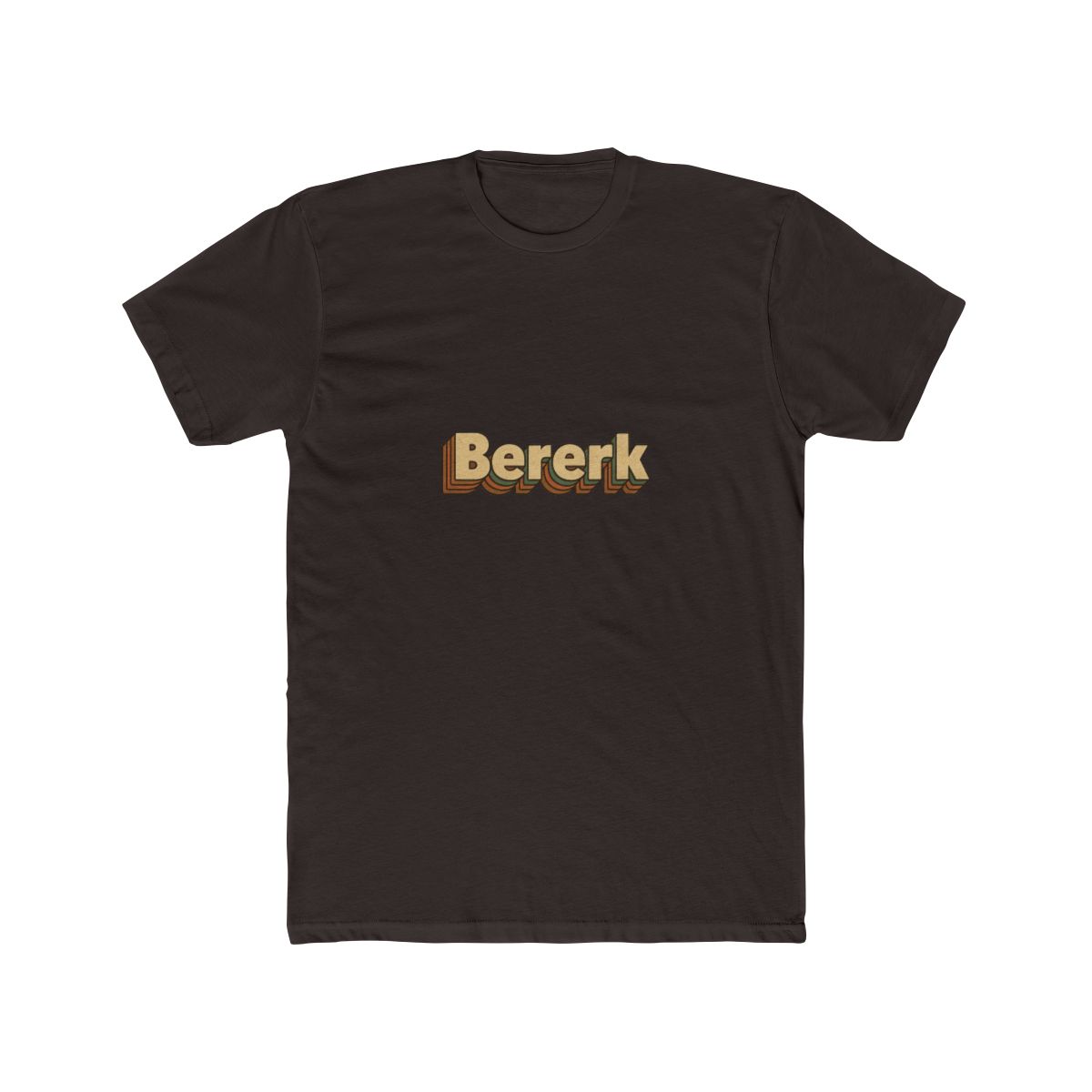 Berserk Vintage 70s Rainbow Typography T Shirt - alternate angle 2, merchandise