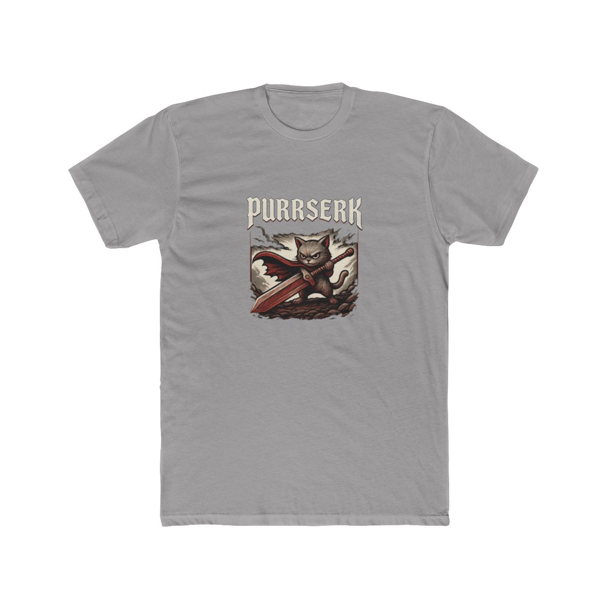 Purrserk Cat Berserk Anime Dark Humor T Shirt - Official T-Shirts merchandise