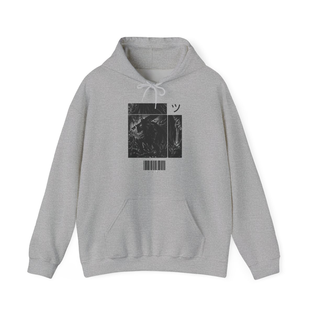 Berserk Guts Fierce Portrait Anime Hoodie - Manga Warrior Gift