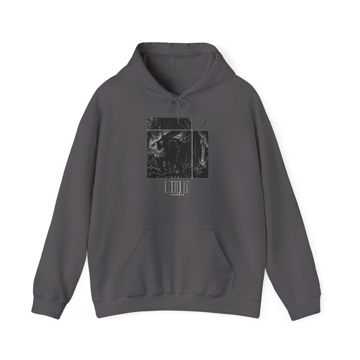 Berserk Guts Fierce Portrait Anime Hoodie - Manga Warrior Gift - alternate angle 3, merchandise