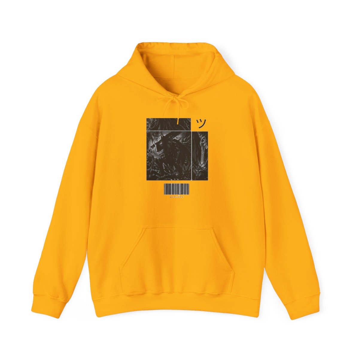 Berserk Guts Fierce Portrait Anime Hoodie - Manga Warrior Gift - alternate angle 2, merchandise