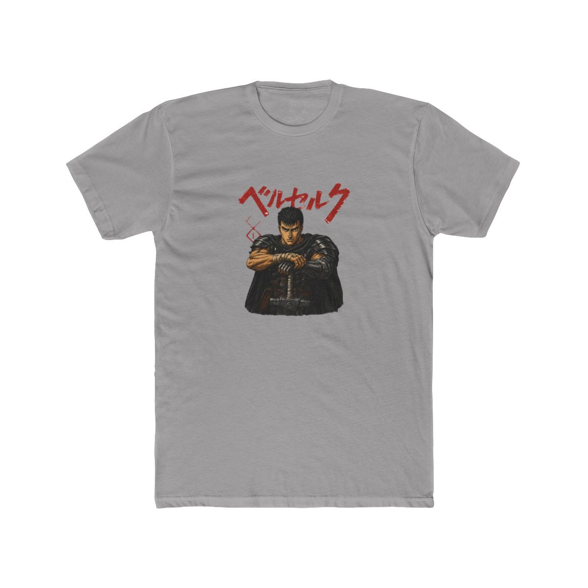 Berserk Guts Black Swordsman Vintage Manga T Shirt - Dark Fantasy Gift