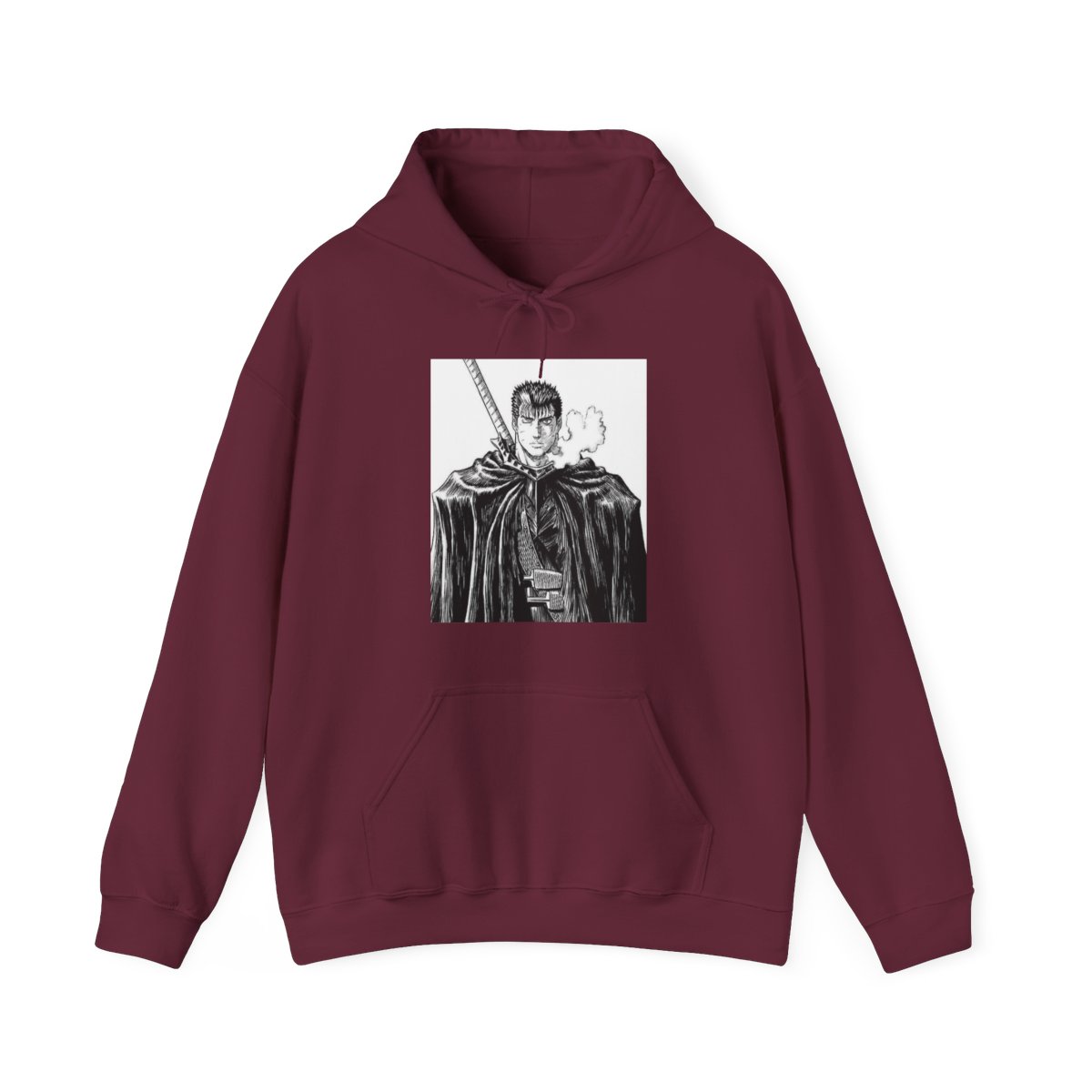 Berserk B&W Hoodie - alternate angle 4, merchandise