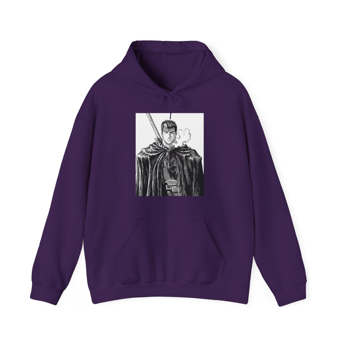 Berserk B&W Hoodie - alternate angle 3, merchandise