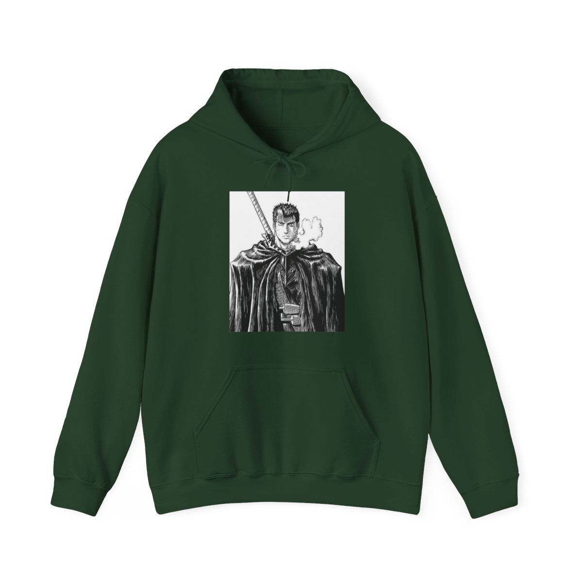 Berserk B&W Hoodie - alternate angle 5, merchandise