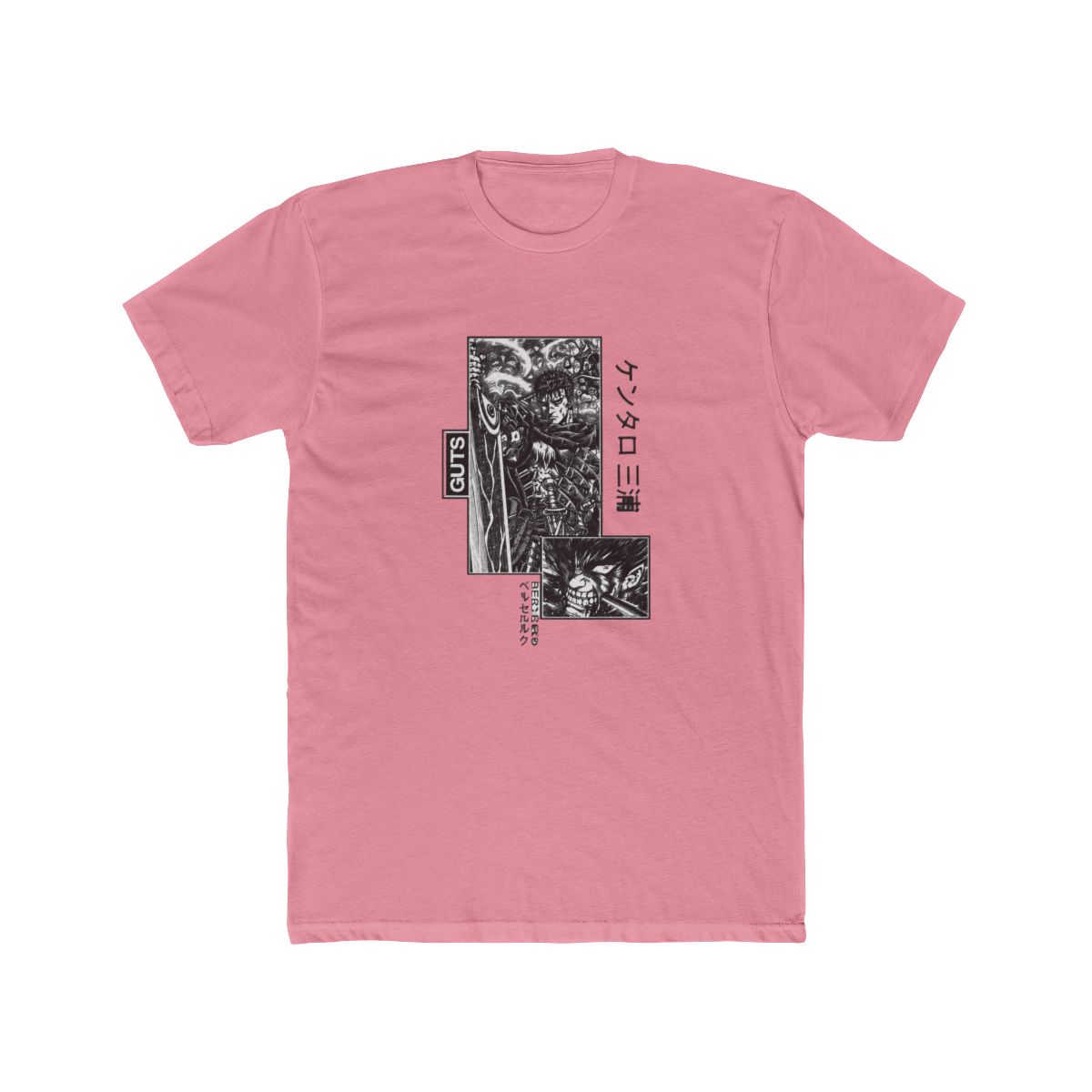 Berserk Guts Acid Wash Oversize T Shirt - Anime Manga Warrior Fan Gift - alternate angle 5, merchandise