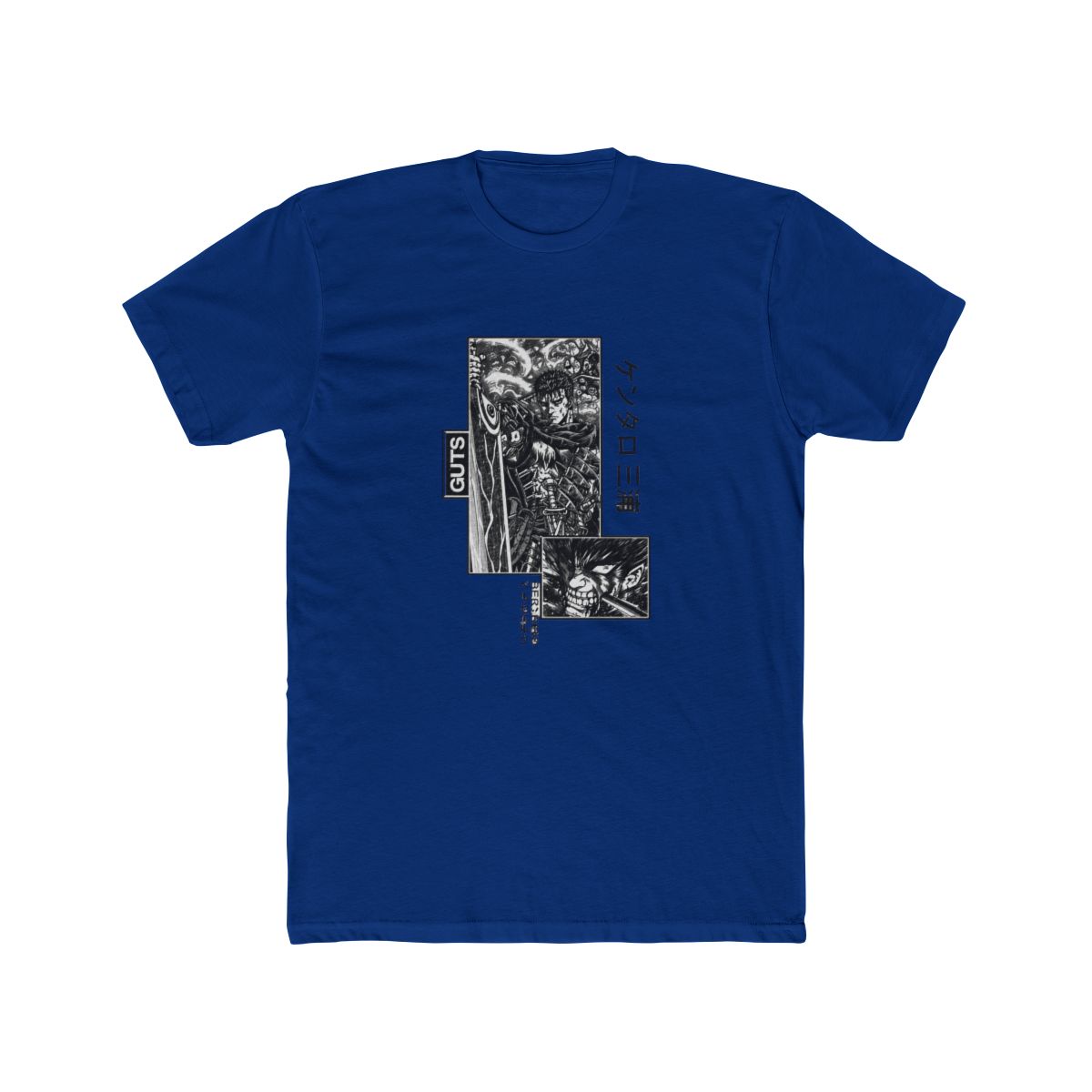 Berserk Guts Acid Wash Oversize T Shirt - Anime Manga Warrior Fan Gift - alternate angle 3, merchandise