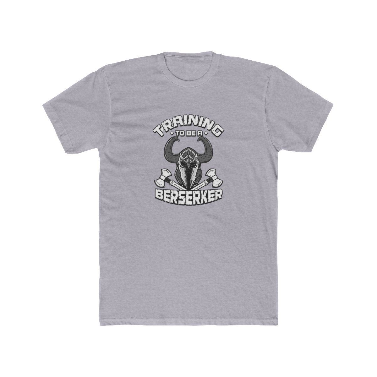 Training to Be a Berserker T Shirt - Viking Fitness Gym Motivation - alternate angle 3, merchandise