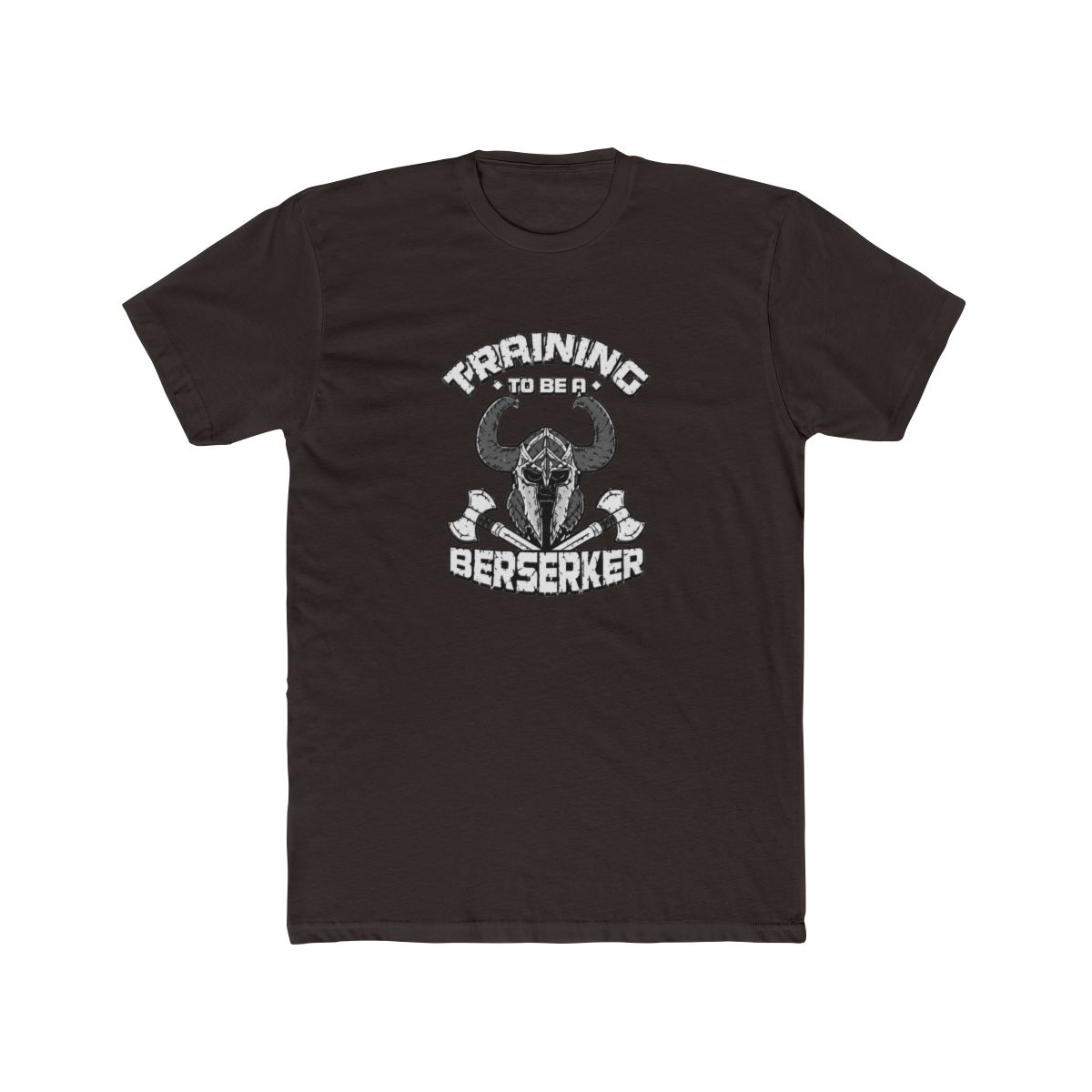 Training to Be a Berserker T Shirt - Viking Fitness Gym Motivation - alternate angle 2, merchandise