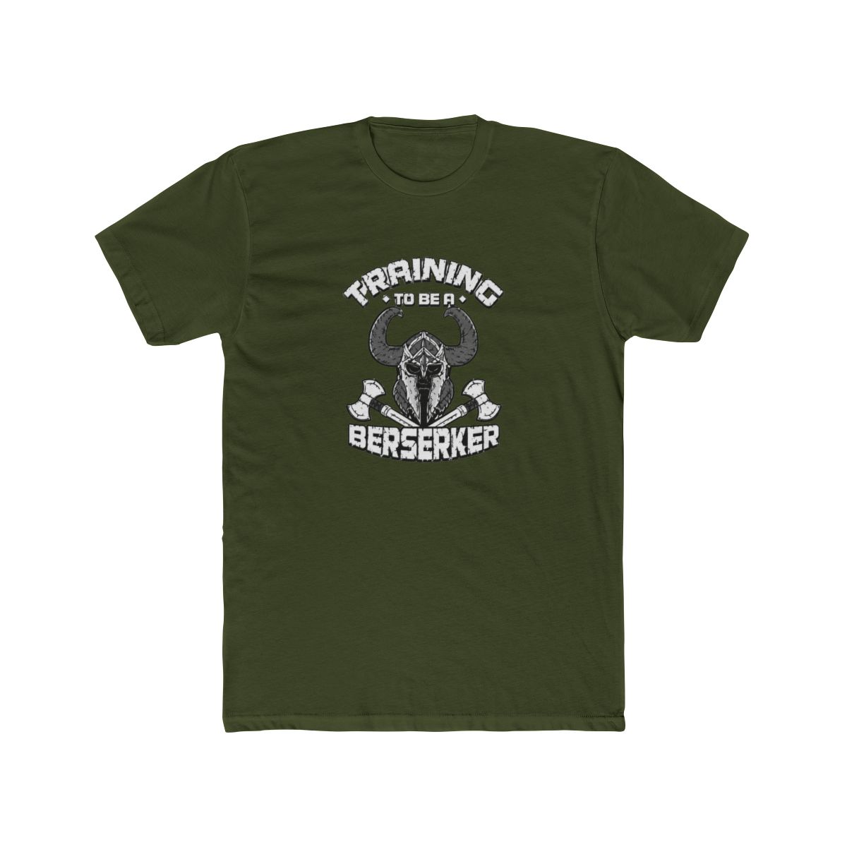 Training to Be a Berserker T Shirt - Viking Fitness Gym Motivation - alternate angle 4, merchandise