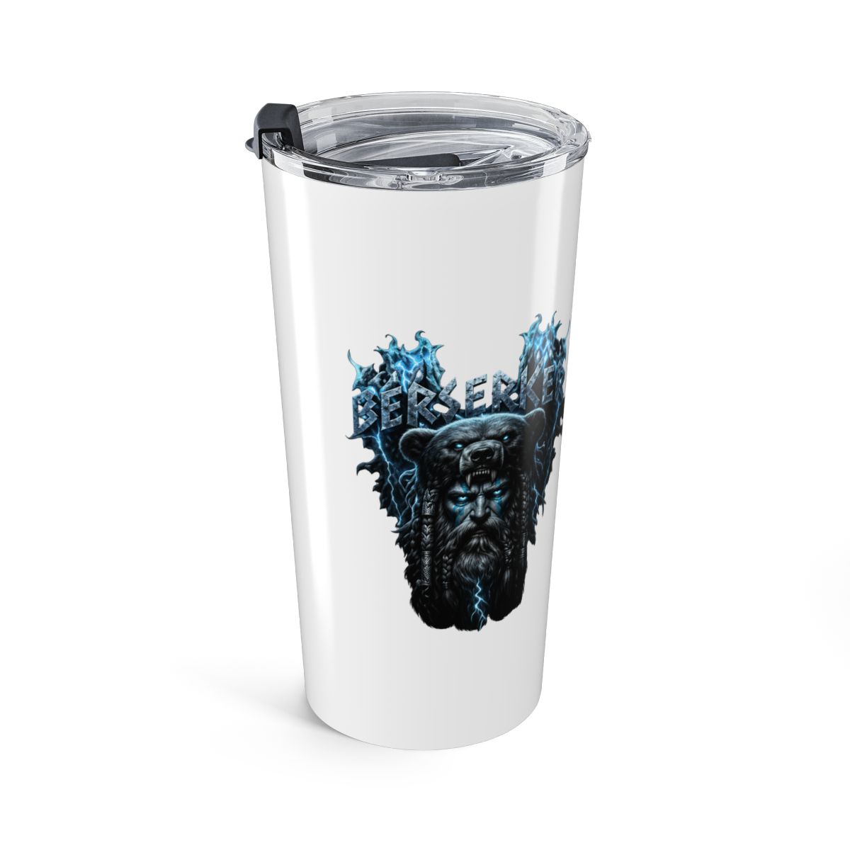 Snarling Berserker Warrior Travel Mug - Gamer History Buff Gift
