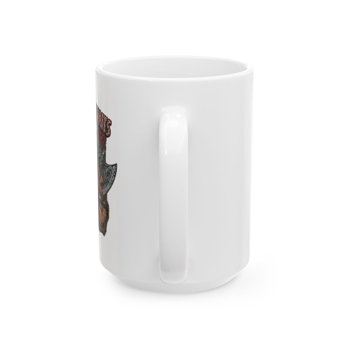 Valhalla Awaits Viking Berserker Warrior Bear Mug - Norse Gamer Gift - alternate angle 5, merchandise