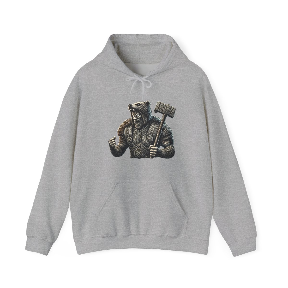 Viking Berserker Two-Tone Hoodie - Norse Warrior Gear - Berserk official Hoodies merch